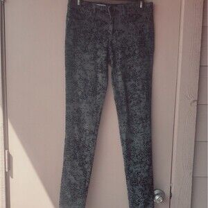 Anthropologie Pilcro Corduroy Floral Serif Denim Jean Legging Jegging